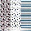 Gothic Shore Seamless Patterns, Gothic JPEG, Burgundy Dahlia Pattern, Driftwood, Starfish Repeating Pattern, Digital Scrapbook Paper