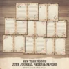 New York Vogue Junk Journal Pages & Papers – Chic New York Travel, Fashion, Modern Travel Printable, Scrapbook, Floral, Digital Download