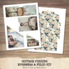 Cottage Fishing Ephemera & Folio Kit – Rustic Fishing, Angler Printables, Vintage, Boots Rods Ponds, Fishing Tags, Kits, Digital Download