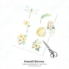 Hawaii Shores Floral Arrangements, Tropical Floral PNG, Hibiscus Bouquet, Hibiscus Art, Summer Floral Decor, Ornaments, Digital Download