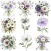 Arcane Reading Floral Arrangements, Poppy Floral PNG, Poppy Bouquet, Springtime Art, Forest, Reading Decor, Ornaments, Digital Download
