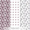 Raven Coquette Seamless Patterns, Moody Florals JPEG, Vintage Gothic Pattern, Victorian lace Repeating Pattern, Digital Scrapbook Paper