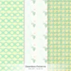 Hawaii Shores Seamless Patterns, Hibiscus Florals JPEG, Tropical Beach Pattern, Seashells Repeating Pattern, Digital Scrapbook Paper