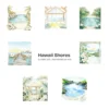 Hawaii Shores Clipart Set – Tropical Beach PNG Illustrations, Coastal Summer Graphics, Island Houses Surfboards Seashells, Digital Download