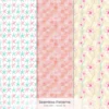 Bali Paradise Seamless Patterns, Tropical JPEG, Hibiscus Pattern, Island, Summer Coastal Repeating Pattern, Digital Scrapbook Paper