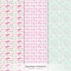 Orchid Paradise Seamless Patterns, Pink Floral JPEG, Summer Resort Pattern, Tropical Spa Wellness Repeating Pattern, Digital Scrapbook Paper