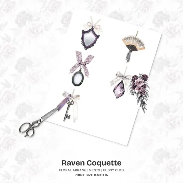Raven Coquette Floral Arrangements, Gothic Floral PNG, Carnation Bouquet, Carnation Art, Moody Floral Decor, Ornaments, Digital Download