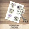 Arcane Reading Floral Arrangements, Poppy Floral PNG, Poppy Bouquet, Springtime Art, Forest, Reading Decor, Ornaments, Digital Download