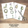 Arcane Reading Floral Arrangements, Poppy Floral PNG, Poppy Bouquet, Springtime Art, Forest, Reading Decor, Ornaments, Digital Download