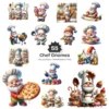 Chef Gnome PNG Clipart Collection - 55 PNG, Seaside Summer Graphics, Chef Hat and Aprons Printables, Commercial use, Digital download