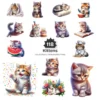 Kittens PNG Clipart Collection - 118 PNG, Cute Cat Graphics, Pet Animals, Adorable Kitten Printables, Commercial use, Digital download