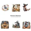 Kitchen Witches PNG Clipart Collection - 88 PNG, Witchy Cooking Graphics, Cauldrons Printables, Commercial use, Digital download