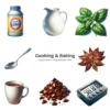 Cooking & Baking PNG Clipart Collection - 154 PNG, Mom’s Kitchen Graphics, Kitchen Ingredients Printables, Commercial use, Digital download