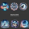 Mystical Wolf PNG Clipart Collection - 59 PNG, Magical Forest Graphics, Enchanting Animal Printables, Commercial use, Digital download