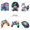 Gaming PNG Clipart Collection - 68 PNG, Gamer Graphics, Gaming Characters, Vibrant Video Game Printables, Commercial use, Digital download