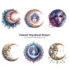 Pastel Mystical Moon PNG Clipart Collection - 38 PNG, Celestial Moon Graphics, Night Sky Printables, Commercial use, Digital download