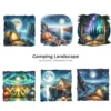 Camping Landscape PNG Clipart Collection - 60 PNG, Outdoor Scenery Graphics, Adventure Printables, Commercial use, Digital download