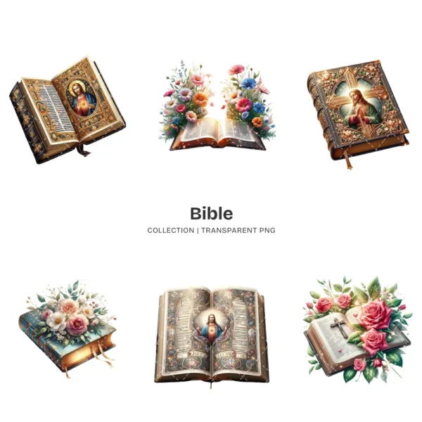 Bible PNG Clipart Collection - 85 PNG, Scripture Graphics, Cross, Jesus, Religious Faith Printables, Commercial use, Digital download