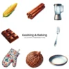 Cooking & Baking PNG Clipart Collection - 154 PNG, Mom’s Kitchen Graphics, Kitchen Ingredients Printables, Commercial use, Digital download