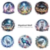 Mystical Wolf PNG Clipart Collection - 59 PNG, Magical Forest Graphics, Enchanting Animal Printables, Commercial use, Digital download