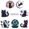 Celestial Cats PNG Clipart Collection - 71 PNG, Mystical Kitten Graphics, Enchanting, Astrology Printables, Commercial use, Digital download