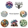 Wiccan Symbols PNG Clipart Collection - 89 PNG, Ancient and Spiritual Graphics, Mystical, Pagan Printables, Commercial use, Digital download