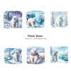 Polar Bear PNG Clipart Collection - 62 PNG, Winter Bear Graphics, Arctic Bear, Snowy Forest Printables, Commercial use, Digital download