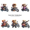 Rockstar Teddy Bear PNG Clipart Collection - 56 PNG, Teddy Bear on A Bike Graphics, Fluffy Teddy Printables, Commercial use,Digital download