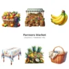 Farmers Market PNG Clipart Collection - 105 PNG, Fruit Veggies Graphics, Rustic Market Stand Printables, Commercial use, Digital download