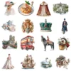 England Watercolor Clipart Bundle - 295+ transparent PNG, Corgi png, Stonehenge art, Big Ben, London Eye, Commercial use, Digital download