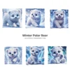 Whimsical Polar Bear PNG Clipart Collection - 76 PNG, Winter Graphics, Arctic Bear, Snowy Forest Printables, Commercial use,Digital download