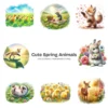 Cute Spring Animals PNG Clipart Collection - 66 PNG, Baby Animals Graphics, Pastel Nursery Printables, Commercial use, Digital download