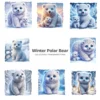 Whimsical Polar Bear PNG Clipart Collection - 76 PNG, Winter Graphics, Arctic Bear, Snowy Forest Printables, Commercial use,Digital download