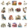 England Watercolor Clipart Bundle - 295+ transparent PNG, Corgi png, Stonehenge art, Big Ben, London Eye, Commercial use, Digital download