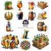 Beer PNG Clipart Collection - 83 PNG, Fathers Day Graphics, Brewing, Beer Bottle, Beer Can Printables, Commercial use, Digital download