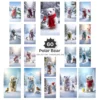 Polar Bear JPG Clipart Collection - 60 JPG, snowy animal Graphics, Christmas Bear, Arctic Winter Printable, Commercial use, Digital download