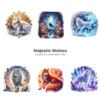 Majestic Wolves PNG Clipart Collection - 60 PNG, Wildlife Animal Graphics, Enchanted, Woodland Printables, Commercial use, Digital download