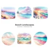 Beach Landscapes PNG Clipart Collection - 61 PNG, Scenic Coastal Graphics, Summer Travel Illustration, Commercial use, Digital download