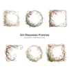 Art Nouveau Frames PNG Clipart Collection - 67 PNG, Chinoiserie Graphics, Baroque, Autumn Frames Printables, Commercial use,Digital download