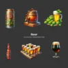 Beer PNG Clipart Collection - 83 PNG, Fathers Day Graphics, Brewing, Beer Bottle, Beer Can Printables, Commercial use, Digital download