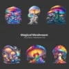 Magical Mushroom PNG Clipart Collection - 65 PNG, Mystical Fungi Graphics, Whimsical Forest Printables, Commercial use, Digital Download