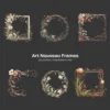 Art Nouveau Frames PNG Clipart Collection - 67 PNG, Chinoiserie Graphics, Baroque, Autumn Frames Printables, Commercial use,Digital download