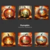 Pumpkin JPG Clipart Collection - 63 JPG, Fall Woodland Graphics, Wildlife, Rustic Forest Printables, Commercial use, Digital download