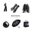 Black Fashion PNG Clipart Collection - 100 PNG, Black Lovers Graphics, Wedding Elements Printable, Commercial use, Digital download