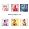 Birthday Balloon Girl PNG Clipart Collection - 62 PNG, Heart Balloons Graphics, Birthday Girl Printable, Commercial use, Digital download