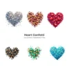 Heart Confetti PNG Clipart Collection - 60 PNG, Birthday Party Graphics, Valentine’s Day Printable, Commercial use, Digital download