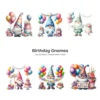 Birthday Gnomes PNG Clipart Collection - 62 PNG, Festive Graphics, Party Hat, Whimsical Printable, Commercial use, Digital download