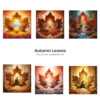 Autumn Leaves JPG Clipart Collection - 84 JPG, Fall Woodland Graphics, Wildlife, Rustic Forest Printables, Commercial use, Digital download
