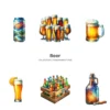 Beer PNG Clipart Collection - 83 PNG, Fathers Day Graphics, Brewing, Beer Bottle, Beer Can Printables, Commercial use, Digital download