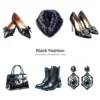 Black Fashion PNG Clipart Collection - 100 PNG, Black Lovers Graphics, Wedding Elements Printable, Commercial use, Digital download